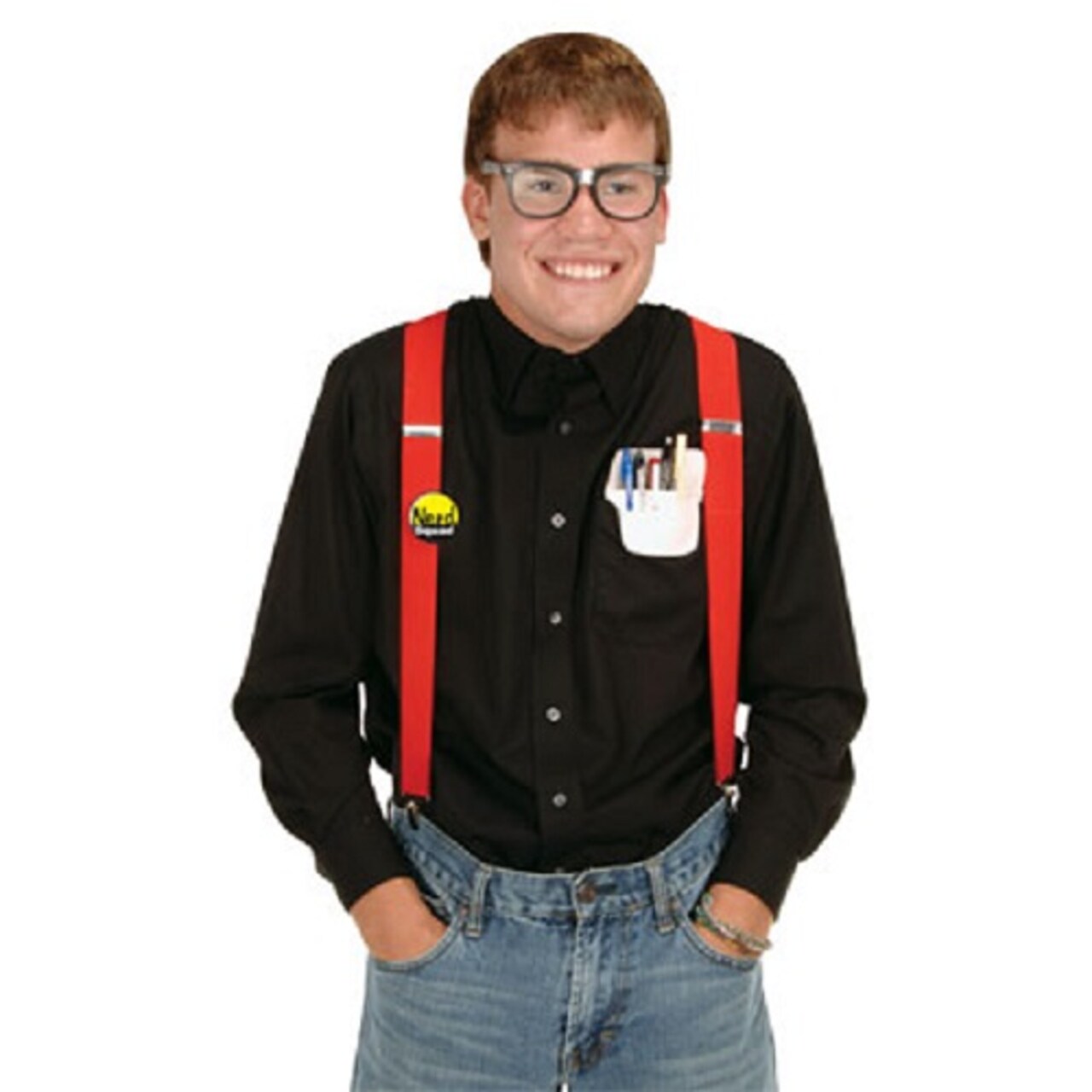 Party Central 12-Piece Black and Red Halloween Costume Accessory Kit 8"